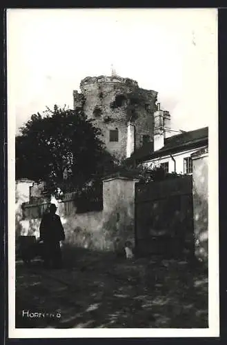 AK Horn, Blick auf eine Ruine