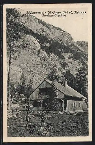 AK Alt-Aussee /Steiermark, Salzkammergut, Gasthof Seewiesen-Jägerhaus