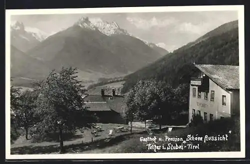 AK Telfes i. Stubai, Gasthof und Pension Schöne Aussicht