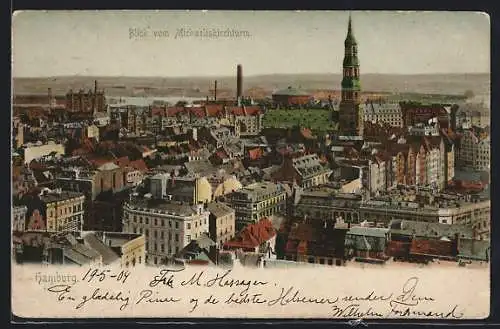 AK Hamburg-Neustadt, Blick vom Michaeliskirchturm