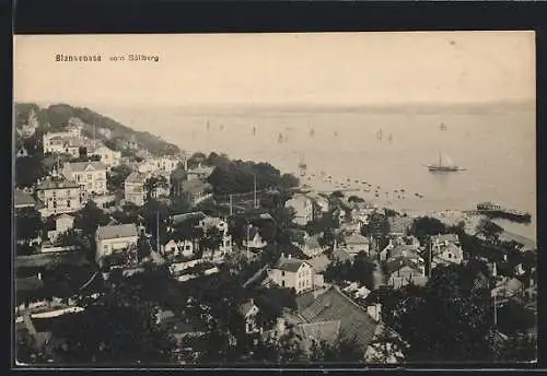 AK Hamburg-Blankenese, Ortsansicht vom Süllberg aus