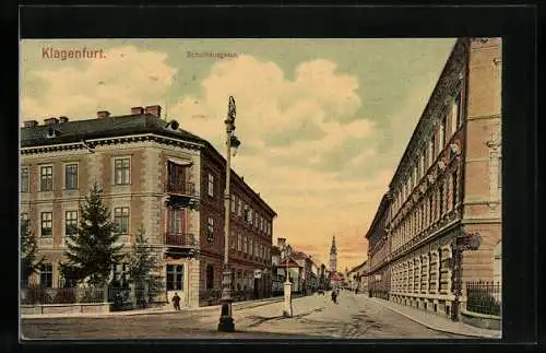 AK Klagenfurt, Blick in die Schulhausgasse