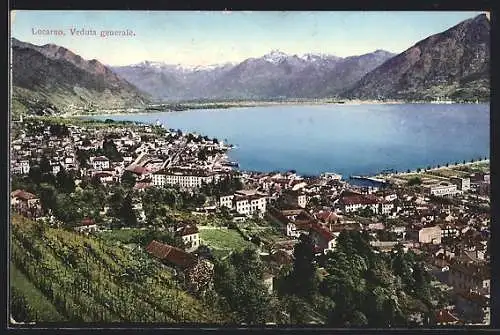 AK Locarno, Veduta generale