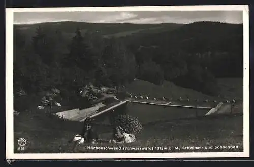 AK Höchenschwand, Blick auf das Schwimm- und Sonnenbad