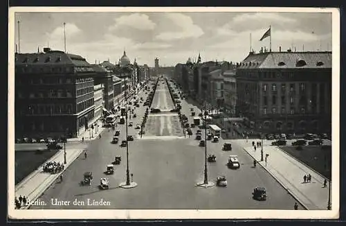 AK Berlin, Strasse Unter den Linden