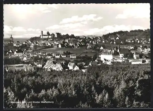 AK Abenberg /Mfr., Teilansicht mit Kloster Marienburg