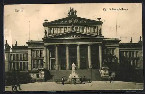 AK Berlin, Königliches Schauspielhaus, Gendarmenmarkt