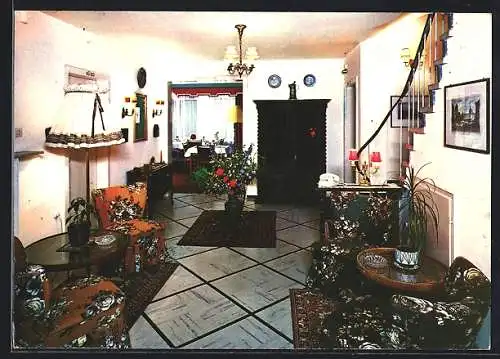 AK Bad Sooden-Allendorf, Hotel Haus Hilgenfeld, Freiherr-vom Stein-Strasse, Innenansicht