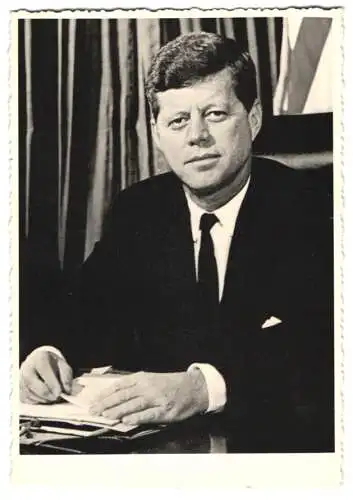 Fotografie Portrait US Präsident John F. Kennedy