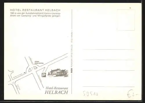 AK Lippetal-Lippborg, Hotel Helbach H. Pajaztovic