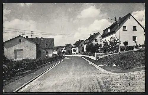 AK Londorf /Kr. Giessen, Partie in der Dorfstrasse