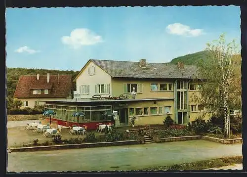 AK Hohenhaslach /Kreis Vaihingen, Cafe und Gasthaus Stromberg-Eck