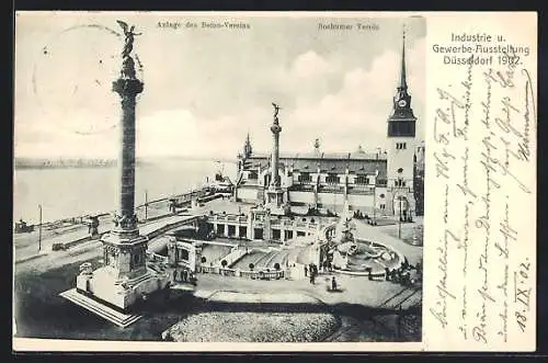 AK Düsseldorf, Gewerbe-und Industrie-Ausstellung 1902, Anlage des Beton-Vereins