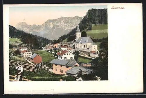 AK Ramsau / Berchtesgaden, Gesamtansicht