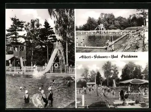 AK Heidenau / Sachsen, Albert-Schwarz-Bad