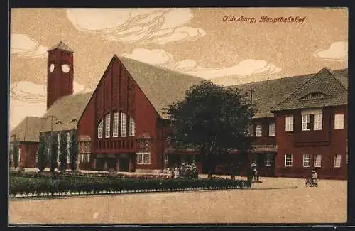 AK Oldenburg / Oldenburg, Hauptbahnhof