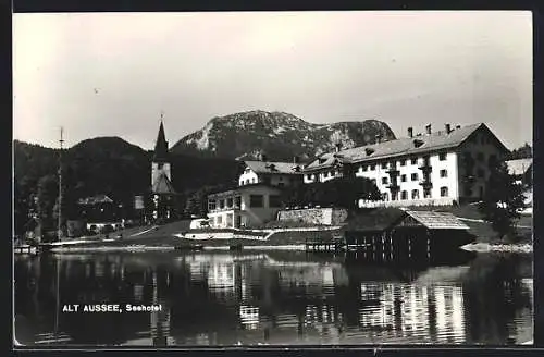 AK Alt Aussee, Blick auf das Seehotel