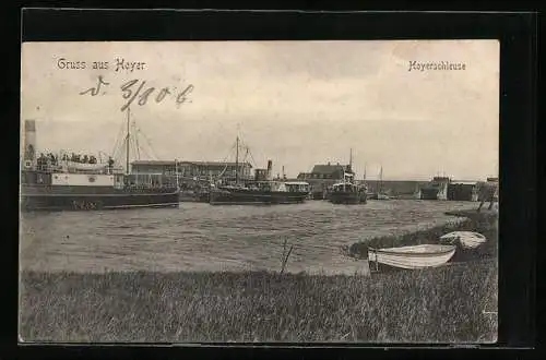 AK Hoyer, Schiffe an der Hoyerschleuse
