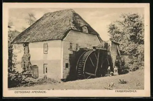 AK Apenrade, Kinder an der Färbersmühle