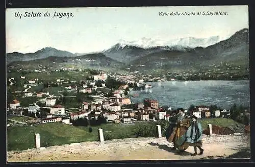 AK Lugano, Vista dalla strada al S. Salvatore