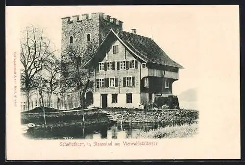 AK Stansstad am Vierwaltstättersee, Partie am Schnitzthurm