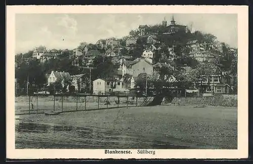 AK Hamburg-Blankenese, Süllberg mit Hotel