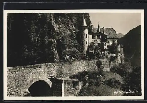 AK Fernstein /Tirol, Schloss an der Fernpass-Strasse