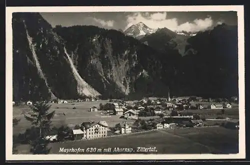 AK Mayrhofen /Zillertal, Ortsansicht mit Ahornsp.