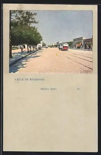 AK Buenos Aires, Cale de Rivadavia