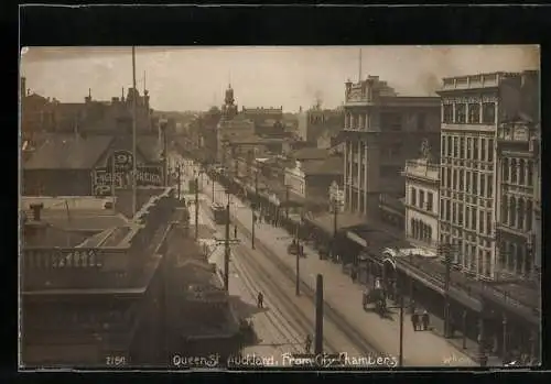 AK Auckland, Queen Street from City Chambers