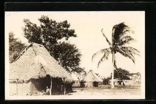 AK Panama, Native Reed Huts