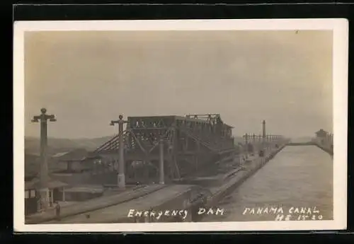 AK Panama Canal, Emergency Dam