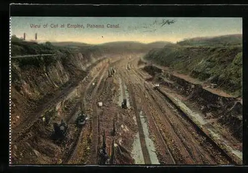 AK Empire, View of Cut, Panama Canal