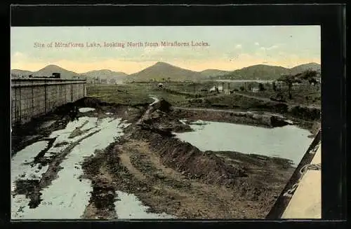 AK Miraflores, The lake, looking north from the locks