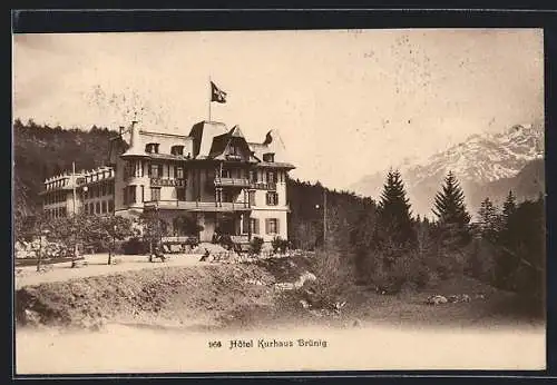 AK Brünig, Hotel Kurhaus im Sonnenschein