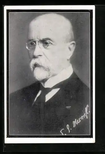 AK Präsident Masaryk (TGM), Portrait des Politikers