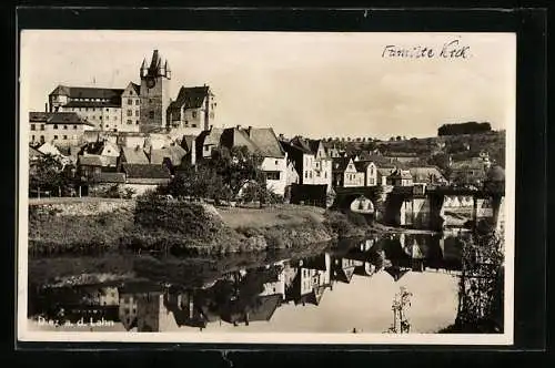 AK Diez a. d. Lahn, Teilansicht mit Schloss