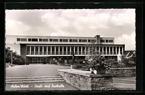 AK Aalen /Württ., Stadt- und Festhalle