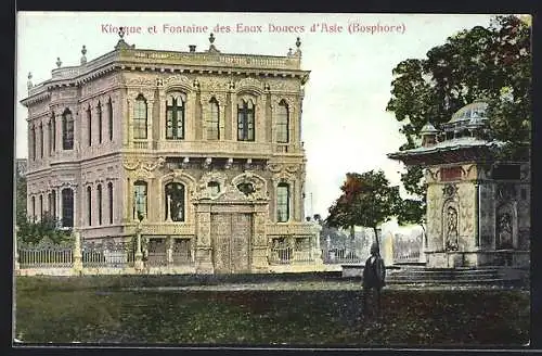 AK Konstantinopel Bosphore, Kiosque et Fontaine des Eaux Douces d`Asie