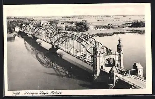 AK Tilsit, An der Königin Luise-Brücke