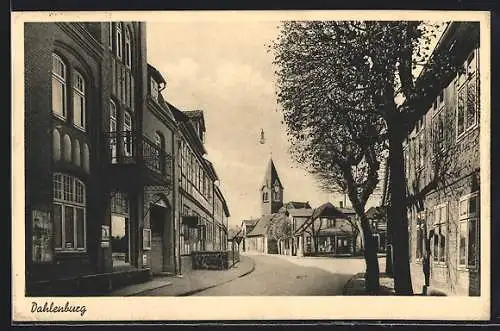 AK Dahlenburg, Ortspartie am -Büro