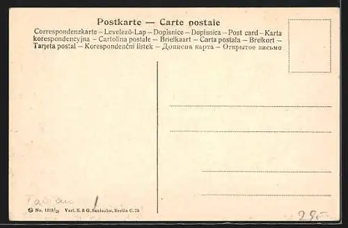 AK Berlin-Schöneberg, Münchnerstrasse Ecke Speierstrasse, Geschäft von Ernst Damerow