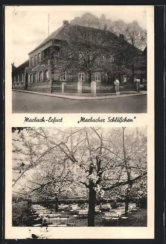 AK Marbach-Erfurt, Gasthaus Marbacher Schlösschen