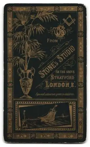 Fotografie W. G. Stone, London, 178 The Grove, Kleine Junge in Matrosenanzug