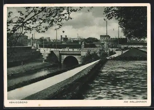 AK Königsberg, Partie am Wallgraben