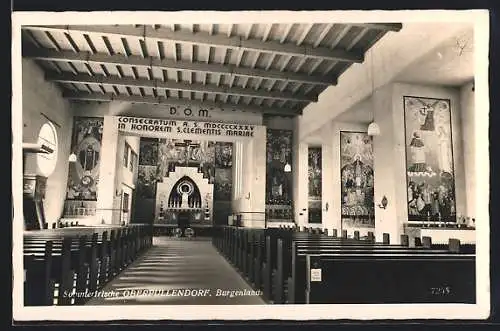 AK Oberpullendorf /Burgenland, Inneres der Kirche