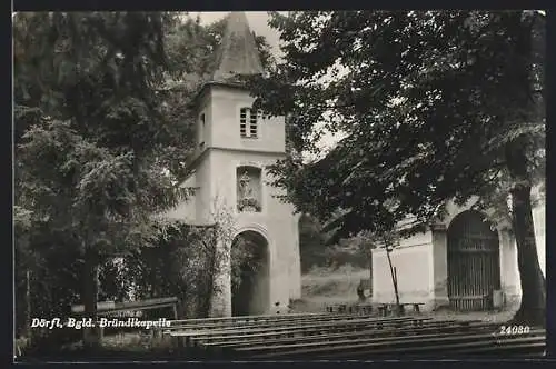 AK Dörfl /Bgld., Bründlkapelle