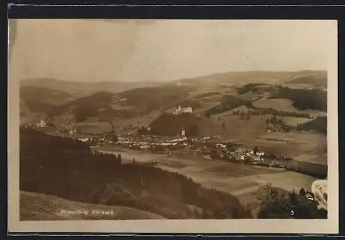 AK Strassburg /Kärnten, Teilansicht mit Kirche