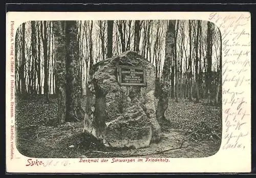 AK Syke, Denkmal der Schwarzen im Friedeholz