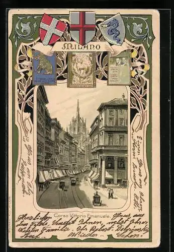 Lithographie Milano, Corso Vittorio Emanuele